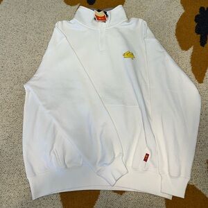 BTS Collaboration w/ McDonalds White Half-Zip Sweater